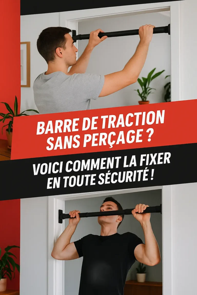 Installer une barre de traction au mur sans perçage