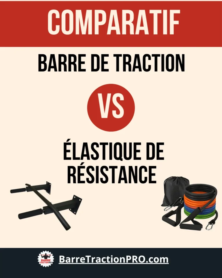 Barre traction vs élastique : comparatif pour bien débuter