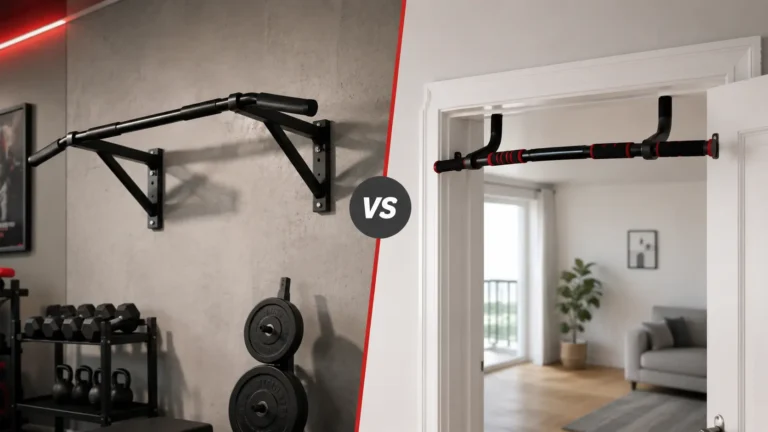 Comparatif entre une barre de traction murale et une barre de traction sans perçage pour choisir selon son logement