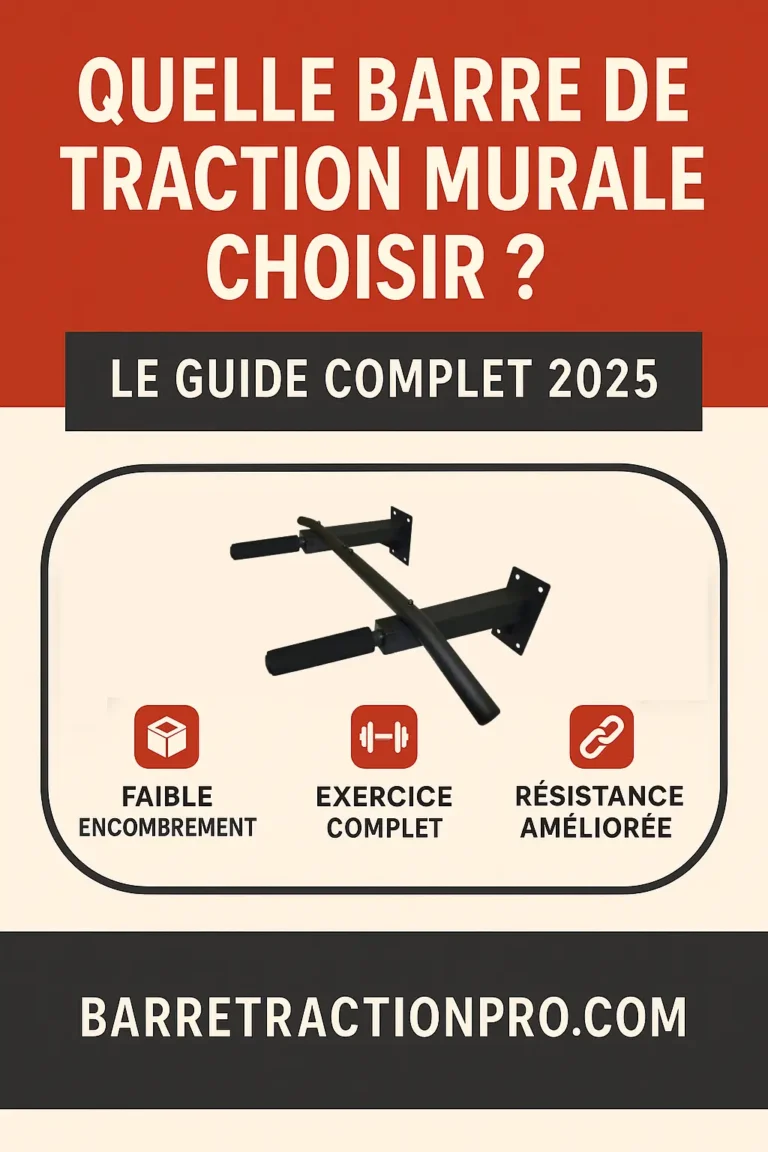 Quelle barre de traction murale choisir ?