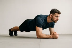 Exercice de gainage planche pour renforcer le tronc