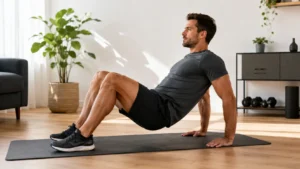 Dips au sol pour les triceps à la maison
