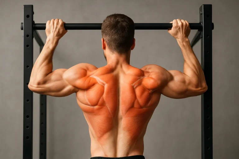 muscles sollicités en traction à la barre