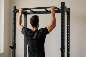 Illustration tractions posture — scène d'utilisation réaliste