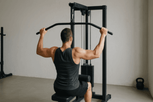 Illustration programme traction avancé — scène d'utilisation réaliste