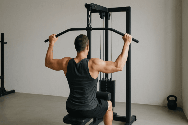 Illustration programme traction avancé — scène d'utilisation réaliste