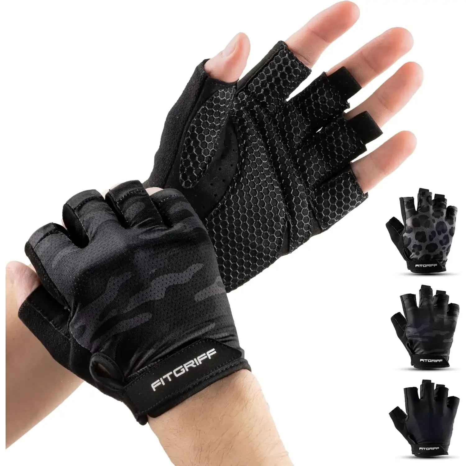 Fitgriff gants de musculation pour tractions et entraînement à la barre
